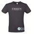 Chosen - not forsaken - igés, mintás, keresztény feliratos, kereknyakú férfi póló, SÖTÉTKÉK S - 2XL méretben ( S )