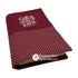 Faith opens doors - bibliaborító textil anyagból EFO / RÚF méretre BURGUNDI BORDO PÖTTYÖS