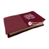 Faith opens doors - bibliaborító textil anyagból EFO / RÚF méretre BURGUNDI BORDO PÖTTYÖS
