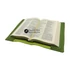 Faith opens doors - bibliaborító textil anyagból EFO / RÚF méretre VILÁGOS-SÖTÉTZÖLD PÖTTYÖS