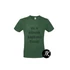 Jézus Krisztus az út, igazság és élet - igés, mintás, keresztény feliratos, kereknyakú férfi / unisex póló, PALACKZÖLD S - 2XL ( S )